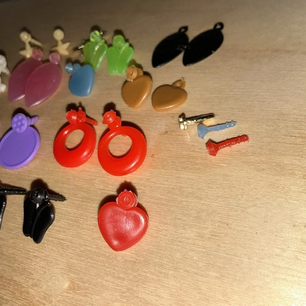 Barbie Vintage EARRINGS‎ Replacement Accessories Lot Anchor Stars Butterfly